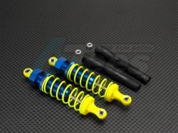 Team Associated RC10B4 Aluminum Front Damper (80mm) - Aluminum Ball Top Design 1 Pair Set Blue by GPM Racing