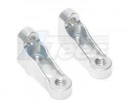 Team Associated RC10B44 Aluminum Servo Mount - 2 Pieces Silver by GPM Racing