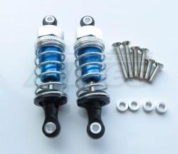 Miscellaneous All 60mm Aluminum Adjustable Shocks 1 Pair for Competition Blue (Silver Springs) by GPM Racing
