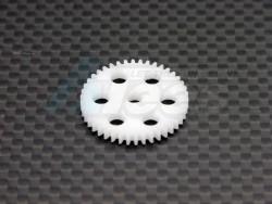 Kyosho Mini-Z MR-02 Delrin Differential Pulley (42t) For 1/8 Ball - 1 Piece White by GPM Racing