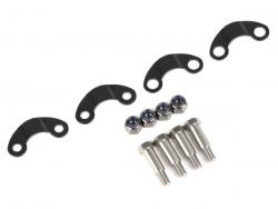 Boom Racing BRX01 AWB AWB Front Leaf Spring Shackle L/R (2) by Boom Racing