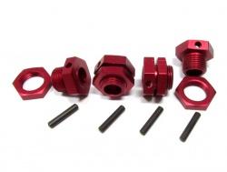 HPI Hellfire Aluminum Drive Adaptor With Pins - 4pcs Set Red by GPM Racing