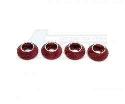 HPI Minizilla Aluminum Wheel Washer - 4pcs Red by GPM Racing