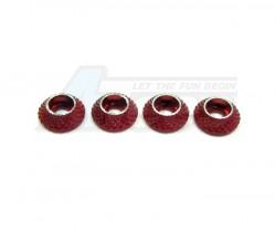 HPI Minizilla Aluminum Wheel Washer - 4pcs Red by GPM Racing