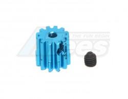 Anderson Racing MB4 Aluminum Motor Gear 12t (2.0mm Hole) With Screw - 1 Piece Set Blue by GPM Racing