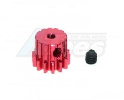 Anderson Racing MB4 Aluminum Motor Gear 14t (2.0mm Hole) With Screw - 1 Piece Set Red by GPM Racing