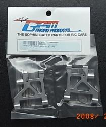 Tamiya TG10 Aluminum Front Arm Set Silver by GPM Racing