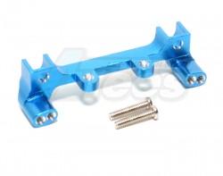 Kyosho Mini-Z Overland Aluminum Rear Damper Mount With Screws - 1 Piece Set (middle) Blue by GPM Racing