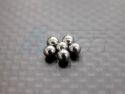 Kyosho Mini-Z MR-02 Steel Ball For 1/8 Differential Washer - 6pcs Silver by GPM Racing