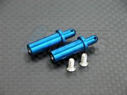 Anderson Racing MRX4 Aluminum Battery Holder Mount With Screws - 1 Pair Set  Blue by GPM Racing