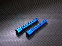 Team Associated Nitro TC3 Aluminum Front Body Post 1 Pair Blue by GPM Racing