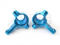 Team Associated RC8 Aluminum Front Knuckle Arm - 1 Pair Blue by GPM Racing