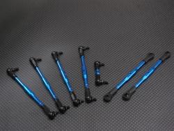 Team Associated RC10GT2 Aluminum Completed Tie Rod Set - 2 Pairs Blue by GPM Racing