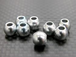 HPI Savage X Aluminum Balls For Sax13170, SAX13170A, SAX13170B Dampers - 8 Pcs Set Silver by GPM Racing