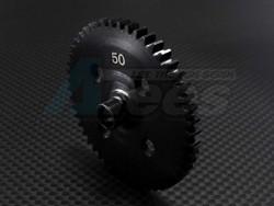 Team Losi 8IGHT Steel Main Gear (50T) - 1 Piece Black by GPM Racing