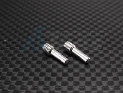 HPI Savage 21 Steel Pins For Savage Main Shaft - 1 Pair Silver by GPM Racing