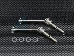 HPI Sprint 2 Steel Front Universal Swing Shaft 1 Pair Silver by GPM Racing