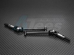 Tamiya TA05 IFS Steel Rear Universal Swing Shaft (46mm) - 1 Pair Black by GPM Racing