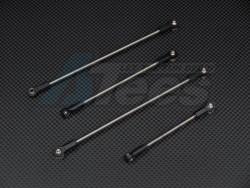 Tamiya CR01 Titanium Front Or Rear Steering Tie Rod - 4pcs Set by GPM Racing