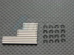 HPI Minizilla Titanium Hinge Pins With E-clips - 6prs Set by GPM Racing