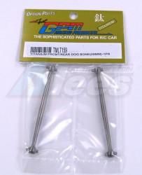 Team Losi Mini LST Titanium Front Or Rear Dog Bone (59mm) - 1 Pair by GPM Racing