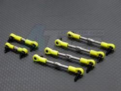 Anderson Racing MRX4 Titanium Completed Steering Tie Rod With Ball Screws (yellow Ball Link) - 6pcs Set by GPM Racing