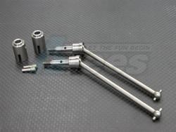 Traxxas Jato Titanium Rear Universal Swing Shaft (87mm) With Hubs & Screws - 1 Pair Set by GPM Racing