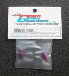 XMods Evolution Truck Aluminum Rear Wheel Shaft - 1 Pair Purple by GPM Racing