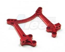 Team Associated RC10B4 Aluminum Front Shock Tower Red by GPM Racing