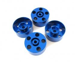 Tamiya TXT-1 Aluminum Wheel Adaptor-4pcs Set Blue by GPM Racing