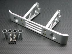 Tamiya TXT-1 Aluminum Front Animal Guard With Aluminum Posts & Screws-1set Silver by GPM Racing