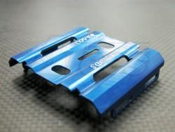 XMods Evolution Truck Aluminum Battery Heat Sink Cover - 1 Piece Blue by GPM Racing