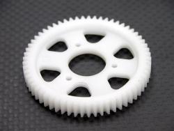 Kyosho V-One-RRR Delrin 2 Speed First Gear (61t) - 1 Piece White by GPM Racing
