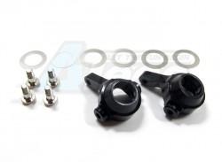 Team Associated RC18B Aluminum Front Knuckle Arm With Screws - 1 Pair Set Black by GPM Racing
