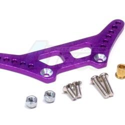 Serpent Impluse Aluminum Rear Plate Purple by GPM Racing