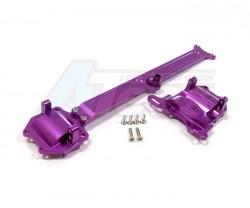Team Associated RC18T Aluminum Sub-chassis With Screws - 2 Pieces Set Purple by GPM Racing