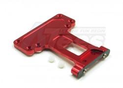 Team Associated RC10B4 Aluminum Rear Main Chassis With Gear Box Mount & Delrin Collars Set Red by GPM Racing