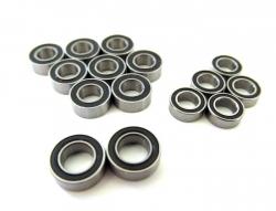 Team Losi Mini-T High Performance Full Ball Bearings Set Rubber Sealed (15 Total) by Boom Racing