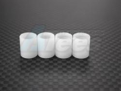 HPI Baja 5B RTR/5B SS/5T Delrin Collars For Bj054 Front Upper Arm - 4pcs  White by GPM Racing