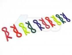 Miscellaneous All Big Flu Bodu Clip Set(mixed Color) - 10pcs by GPM Racing