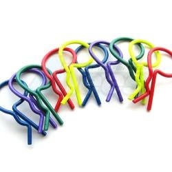 Miscellaneous All Big Flu Round Clip Set(mixed Color) - 10pcs by GPM Racing