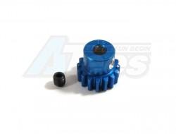 Miscellaneous All Aluminum Pinion Series - 42 Pitch 16t With Screw-1pc Set      Blue by GPM Racing