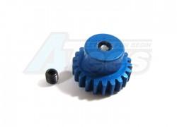 Miscellaneous All Aluminum Pinion Series - 42 Pitch 22t With Screw-1pc Set      Blue by GPM Racing
