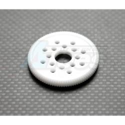 Miscellaneous All Delrin Spur Gear - 96t-1pc White by GPM Racing
