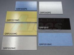 Miscellaneous All 2.4mm Thick Graphite Plate ( 2.4x196x127mm) Silver by GPM Racing