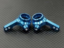 Tamiya TA03 Aluminum Front Knuckle Arm Set- Blue by GPM Racing