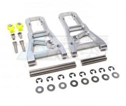 HPI Super Nitro RS4 Aluminum Front Arm Set 1 Pair Silver by GPM Racing
