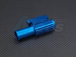Tamiya Terra Crusher Aluminum Side Mainfold Joint For Japan Engine-1pc Blue by GPM Racing