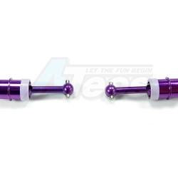 XMods Evolution Truck Aluminum Rear Universal Swing Shaft (cvd Design) For 2WD & 4WD - 1 Pair Purple by GPM Racing