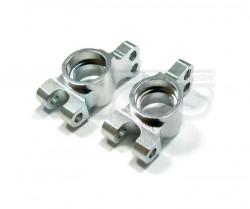 Team Losi Mini Slider Aluminum Rear Hubs Set - 1PR Silver by GPM Racing
